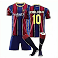 Miniatyrbillede 1 af 3: 10# Ronaldinho Uniform Sæt til Børn og Voksne