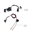 Miniatyrbillede 4 af 5: Motorcykel Vandtæt SAE til USB Kabel Adapter USB Oplader 2.1A Hurtig Opladning