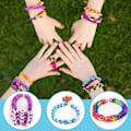 Pikkukuva 3 / 5: Loom Bands -setti 2500 käsityökappaletta 40 väriä rannekkeet tee itse