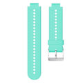 Miniatyrbillede 4 af 5: Garmin Forerunner 220 / 230 / 235 / 620 / 630 Rundt Hul Silikon Urrem - Cyan Grøn
