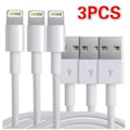 Miniatyrbillede 5 af 5: Iphone Opladningskabel Sæt af 3 Kompatibel med Apple Lightning Kabel 2m Hurtig Opladning Til Iphone Se 2020 Iphone 11 Pro X Xs Max Xr 8 Plus 7 Plus 6s