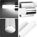Miniatyrbilde 5 av 5: REMAKE Baderomskapbelysning, 16W krom LED speilbelysning