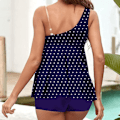 Miniatyrbillede 5 af 5: Dames Push-up Badedragt med Wrap-design marine XL
