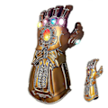 Pikkukuva 4 / 5: REMAKE Thanos-hanskat lapsille Infinity Gauntlet LED-valolla Avengers 4 Cosplay-lelu