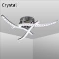 Miniatyrbilde 3 av 5: REMAKE Moderne 18W Krystall LED Taklampe for Stue og Soverom Innredning gul