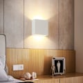Miniatyrbillede 3 af 5: REMAKE Indendørs LED Vægslamper, Op og Ned Vægslampe 6W Moderne Aluminium Vægslampe, til Soveværelse, Stue, Gang, Cafe, Varmt Hvidt
