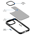 Miniatyrbilde 5 av 5: iPhone 12 Pro Max Etui Klassisk Hybrid Matt Rosa