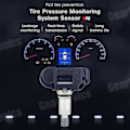 Miniatyrbillede 3 af 5: REMAKE Tpms Dæktryksensor - Opel Vauxhall Insignia Astra 09-17 13581560/13598775