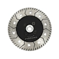 Miniatyrbillede 2 af 4: 125 X 2,8 mm M14 Dobbeltsidig Diamant Savblad Slibeskive Skarp Type Med Flens