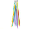 Miniatyrbillede 3 af 5: 12 stk. strikkepinde i plastik 80 cm, rundpinde, værktøj til strikkeprojekter, multicolor