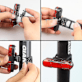 Miniatyrbilde 5 av 5: Sykkellys med 30 000 lumen, 10 000 mAh USB-oppladbart batteri, LED-sykkellys, frontlys, MTB, vanntett lommelykt, hodelykt