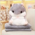 Pikkukuva 3 / 5: Plush-hamsteri pehmolelu, tuntumaa 19,7 tuumaa, harmaa