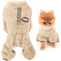 Miniatyrbillede 2 af 5: REMAKE Sherpa Fleece Pet Pyjamas med D-ring til små hunde og katte Hvalpe Sweater Pyjamas Jumpsuit Blød Frakke Yorkie Chihuahua Varme Vintertøj...