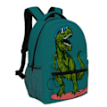 Miniatyrbilde 1 av 5: Skolebagg Skateboard Dinosaur for Tenåringer Jenter Gutter
