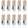 Miniatyrbild 1 av 5: REMAKE 10x G4 LED-lampor 12V AC/DC Varmvit 3000K 2W, dimbar ljus - WELLNGS