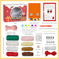 Miniatyrbild 5 av 5: Julvirkad Dock-kit, DIY Snögubbe Sticktillbehör för Juldekorationer