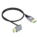 Pikkukuva 5 / 5: HD-028-UP-0.5M Ylösasennettu HDMI-uros - uros -kaapeli HDMI 2.1 -kaapeli 8K korkea resoluutio tietokoneelle HDTV:lle