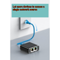 Miniatyrbillede 2 af 4: REMAKE #1000Mbps Ethernet Splitter 1 Indgang til 2 Udgang Højhastighed Dobbelt Port RJ45#