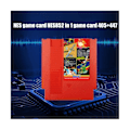 Miniatyrbilde 3 av 5: Forever GAMES OF NES 852-i-1 (405+447) Spillkassett for NES-konsoll 1024MBit Flash-brikke i bruk - Svart