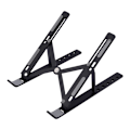 Miniatyrbillede 1 af 6: Laptop stand foldbar og justerbar Sort