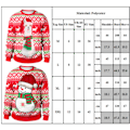 Miniatyrbild 4 av 4: Julklappströja för kvinnor, Tröja, Casual Blus, Långärmad G XL