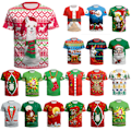Miniatyrbillede 3 af 4: Juletrøje med korte ærmer til kvinder og mænd - Casual Pullover E XL
