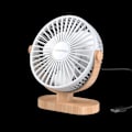 Miniatyrbillede 3 af 5: 360° roterende 3-trins ventilator Hvid