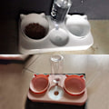 Miniatyrbild 4 av 4: REMAKE Amelles för katt, automatisk djurskål, vatten- och matdispenser för katt (rosa)