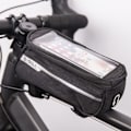 Miniatyrbillede 4 af 5: Vandafvisende taske til smartphone til cykelramme - Sort