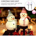 Miniatyrbilde 3 av 4: *2 LED Solcelle Snømann Lys Hagedekorasjon Julebelysning Gar*