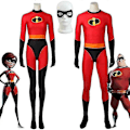 Miniatyrbild 1 av 5: The Incredibles Kostym Halloweenfest Karneval Hög Kvalitet Kvinna 100 woman