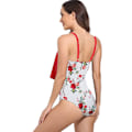 Miniatyrbilde 3 av 4: Badedrakt for kvinner, endel, V-hals bikini, rød, M