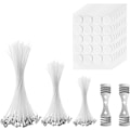 Miniatyrbilde 1 av 7: Lysveker og vekeholdere for DIY-lys - 150 lysveker
