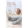 Pikkukuva 2 / 5: REMAKE Teddy Legs Strumpor, Mukavat Strumpor, Polvien Yläpuolella Fuzzy Plyyshi Tossut Strumput, Lämpimät Polvien Yläpuolella Kengät, Fuzzy Jalat, Pitkät Fuzzy Strumput grey