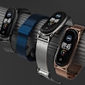 Miniatyrbilde 5 av 5: TECH-PROTECT MILANESE REMM FOR XIAOMI MI SMART BAND 7/7 NFC GULL