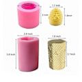 Miniatyrbillede 3 af 5: REMAKE 2-pak 3D forme til stearinlysfremstilling (a-5-f6) U