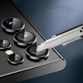 Miniatyrbilde 4 av 5: REMAKE HOFI Galaxy S23 / S23 Plus Kameralinsebeskytter CamRing Pro+ Svart
