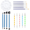 Miniatyrbilde 5 av 5: 16 stk/sett Mandala Dotting Tool Maling Stein Kunstpenn