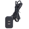 Pikkukuva 3 / 5: Kaksois-USB-latausasema 5V Sovan upotettu USB-virtakeskusjohdotus