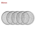Miniatyrbilde 3 av 5: Pakke med rustfrie stål spirerlokk, 86 mm spirerglasslokk, for vidmunnede syltetøyglass, sylting (FMY)