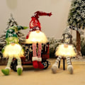 Miniatyrbillede 4 af 5: Julemanden Faceless Dukke Nat Legetøj Glædelig Jul Hjem Dekorationer Ferie Ornament Julegave Navidad Nytår Gary B