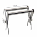 Miniatyrbillede 3 af 4: Bistaderammeholder i rustfrit stål, håndtag, løfteclips til bistaderamme, til biavl, biavler, bistaderammeholder