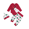 Miniatyrbilde 1 av 5: 2022 Ny Stil Mote Julejenter Langærmet Baby Jumpsuit