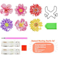 Miniatyrbild 3 av 5: REMAKE Diamantmålning Mattor med Hållare, Diamantkonst Mattor Kit för Nybörjare, Litet Diamantmålning Kit Konst Hantverk Material (6 st Blommor)