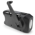 Pikkukuva 3 / 5: Musta käsikäyttöinen radio aurinkokennoilla, taskulampulla ja 2000mAh Powerbank hätäradio, Survival Black