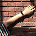 Miniatyrbillede 6 af 6: Fitbit Charge 3/4 armbånd Læder Sort