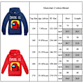 Miniatyrbillede 4 af 4: Among Us Trykt Børne Hoodie Sjov Trøje Tegneserie Trøje Sort Sort 170cm