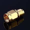 Miniatyrbild 5 av 5: SMA Han till RP-SMA Hon RF Rakt Koppling Guldpläterad Adapter för Wi-Fi Antenn Repeater Trådlös Signalförlängare Kabel (4 st)