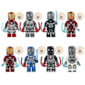 Pikkukuva 4 / 5: REMAKE 40 kpl Avengers Minifiguurit Rakennuspalikat Leikkikalut Action Figurit Setit