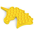 Miniatyrbild 3 av 5: Pop It Fidget Leksak - Flera Färger Stress Sensorisk Leksak Barn Spel Gul - Enhörning